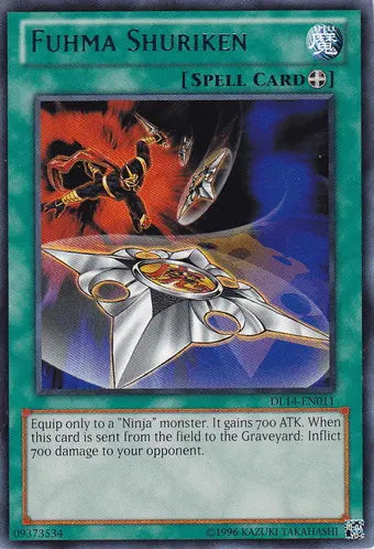 Fuhma Shuriken (Blue) [DL14-EN011] Rare - Doe's Cards