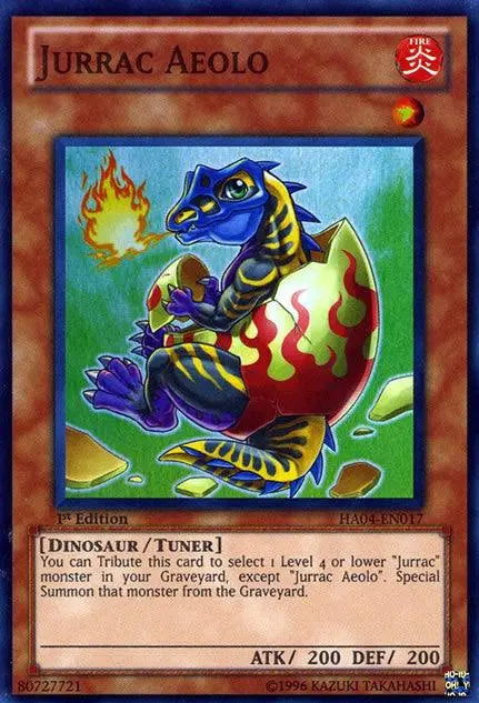 Jurrac Aeolo [HA04-EN017] Super Rare - Doe's Cards