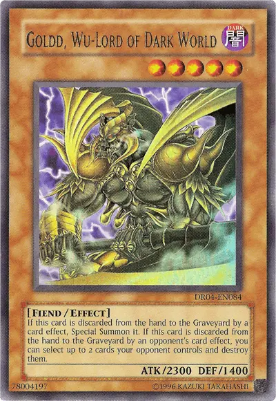 Goldd, Wu-Lord of Dark World [DR04-EN084] Ultra Rare - Doe's Cards