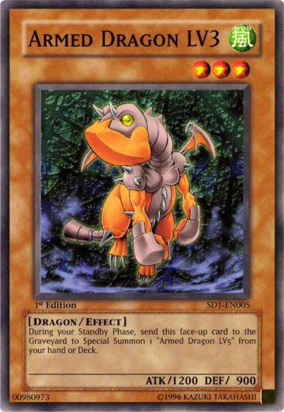 Armed Dragon LV3 [SD1-EN005] Common - Doe's Cards