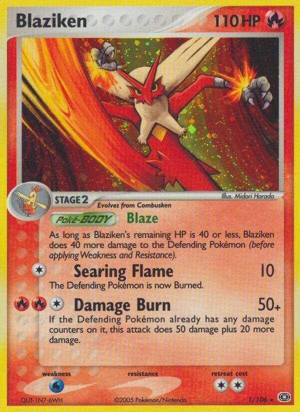 Blaziken (1/106) (Theme Deck Exclusive) [EX: Emerald] - Doe's Cards