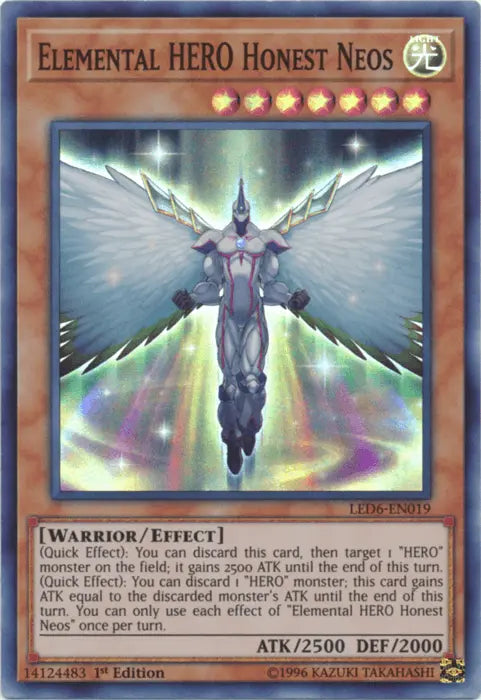 Elemental Hero Honest Neos [LED6-EN019] Super Rare - Doe's Cards