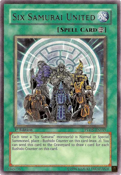 Six Samurai United [PTDN-EN059] Rare - Doe's Cards