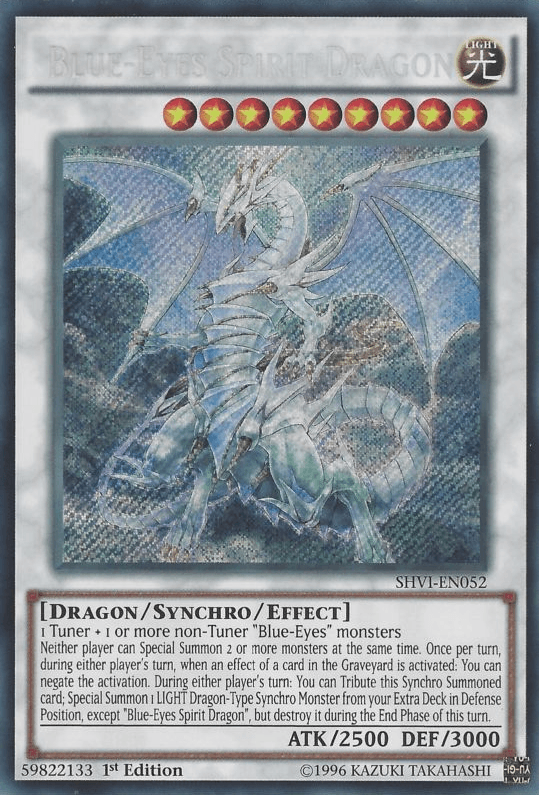 Blue-Eyes Spirit Dragon [SHVI-EN052] Secret Rare - Doe's Cards