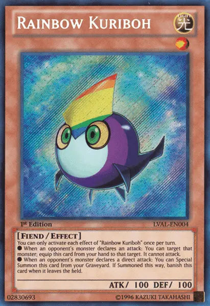 Rainbow Kuriboh [LVAL-EN004] Secret Rare - Doe's Cards