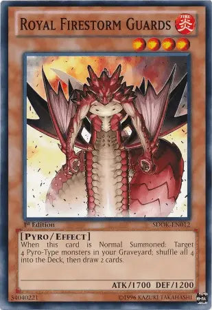 Royal Firestorm Guards [SDOK-EN012] Common - Doe's Cards