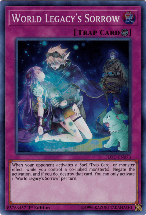 World Legacy's Sorrow [FLOD-EN073] Super Rare - Doe's Cards