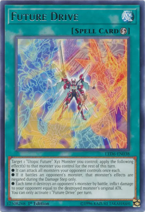 Future Drive [LED6-EN038] Rare - Doe's Cards