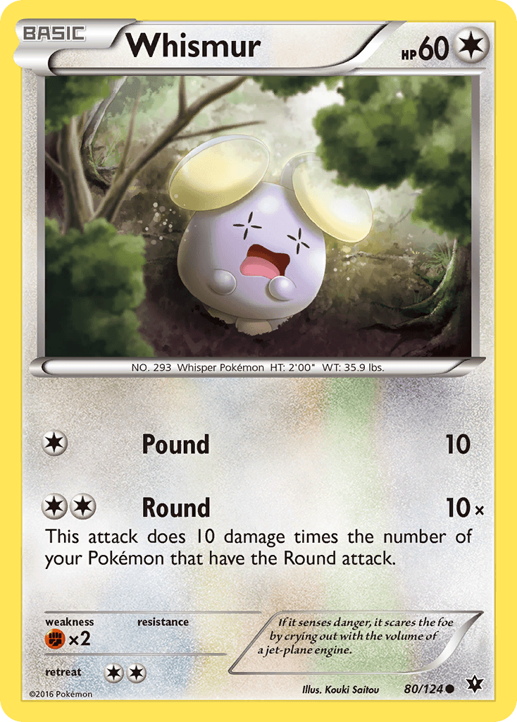 Whismur (80/124) [XY: Fates Collide] - Doe's Cards