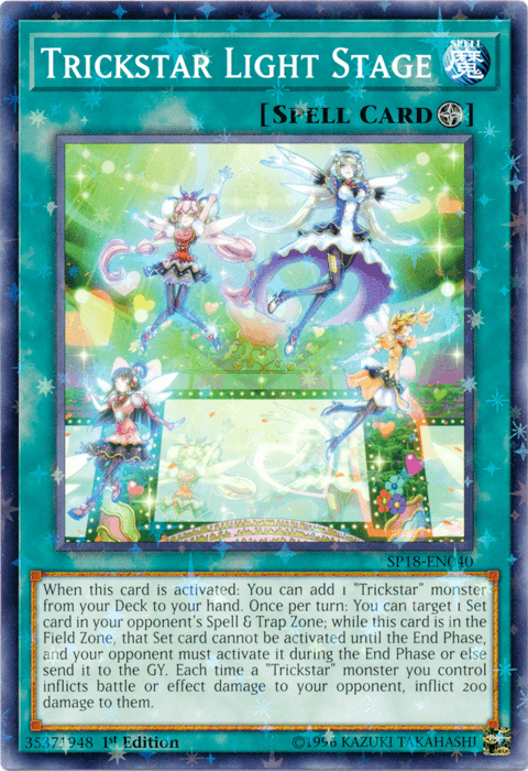 Trickstar Light Stage [SP18-EN040] Starfoil Rare - Doe's Cards