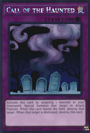 Call of the Haunted [NKRT-EN032] Platinum Rare - Doe's Cards