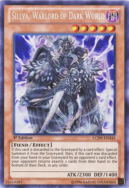 Sillva, Warlord of Dark World [LCJW-EN245] Secret Rare - Doe's Cards