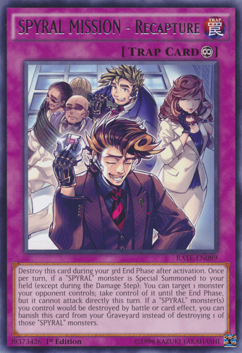 SPYRAL MISSION - Recapture [RATE-EN089] Rare - Doe's Cards