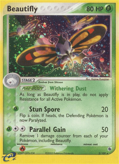 Beautifly (2/109) [EX: Ruby & Sapphire] - Doe's Cards