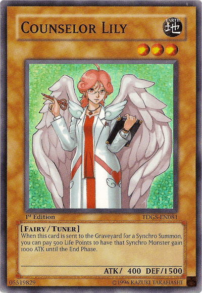 Counselor Lily [TDGS-EN081] Super Rare - Doe's Cards