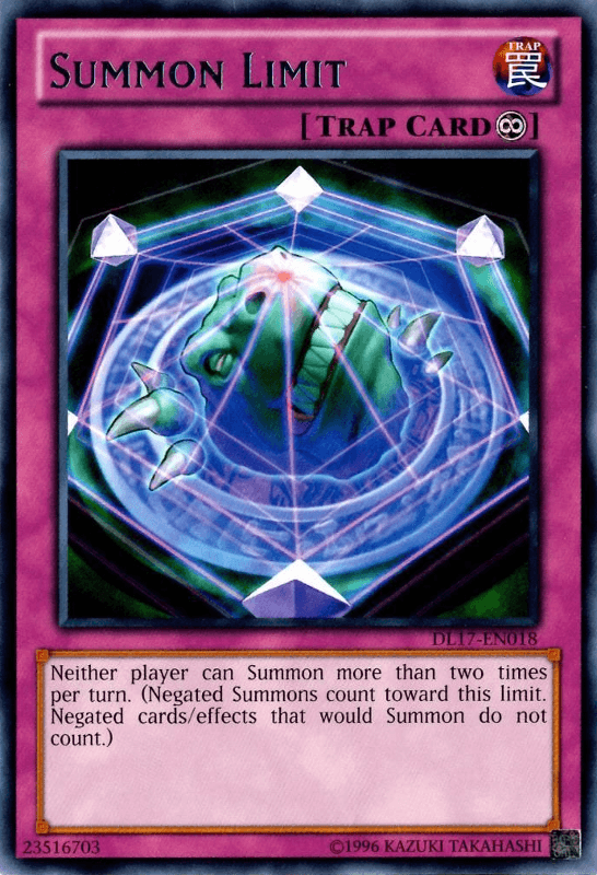 Summon Limit (Purple) [DL17-EN018] Rare - Doe's Cards