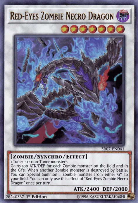 Red-Eyes Zombie Necro Dragon [SR07-EN041] Ultra Rare - Doe's Cards