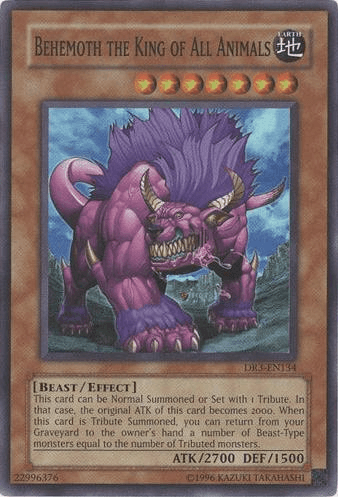 Behemoth the King of All Animals [DR3-EN134] Super Rare - Doe's Cards