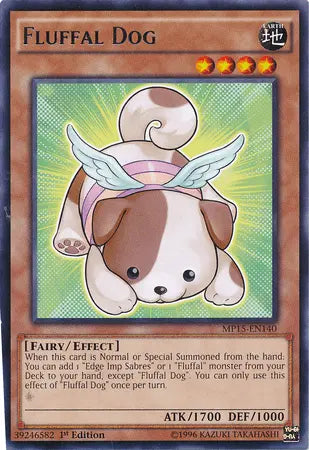 Fluffal Dog [MP15-EN140] Rare - Doe's Cards