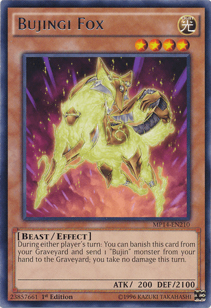 Bujingi Fox [MP14-EN210] Rare - Doe's Cards