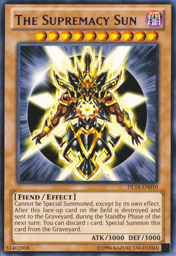 The Supremacy Sun (Purple) [DL16-EN010] Rare - Doe's Cards