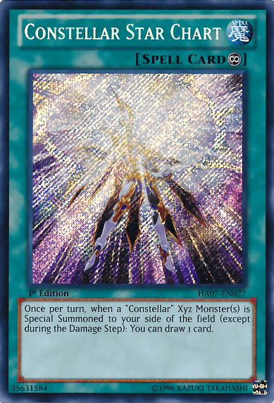 Constellar Star Chart [HA07-EN027] Secret Rare - Doe's Cards