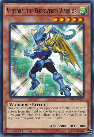 Ventdra, the Empowered Warrior [YS14-EN012] Common - Doe's Cards