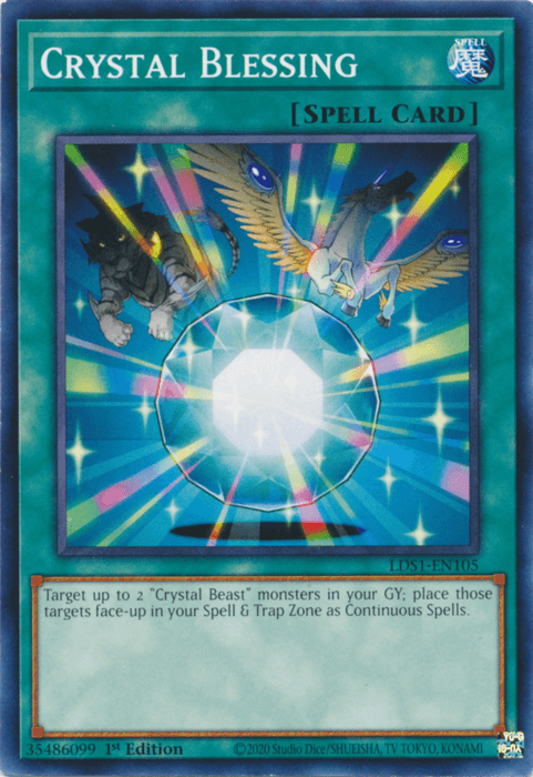 Crystal Blessing [LDS1-EN105] Common - Doe's Cards