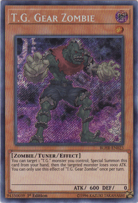 T.G. Gear Zombie [BLHR-EN023] Secret Rare - Doe's Cards