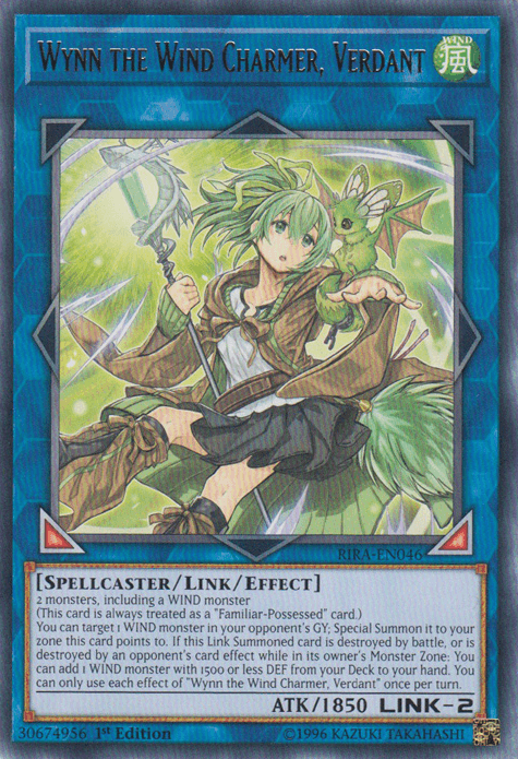 Wynn the Wind Charmer, Verdant [RIRA-EN046] Rare - Doe's Cards