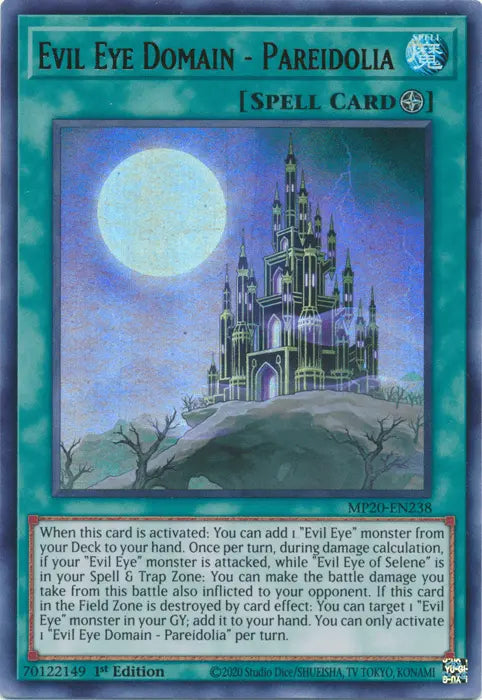 Evil Eye Domain - Pareidolia [MP20-EN238] Ultra Rare - Doe's Cards