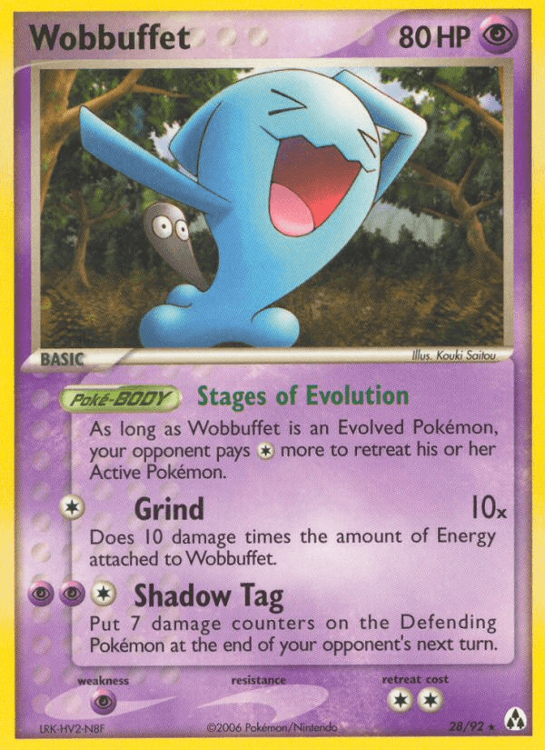 Wobbuffet (28/92) [EX: Legend Maker] - Doe's Cards