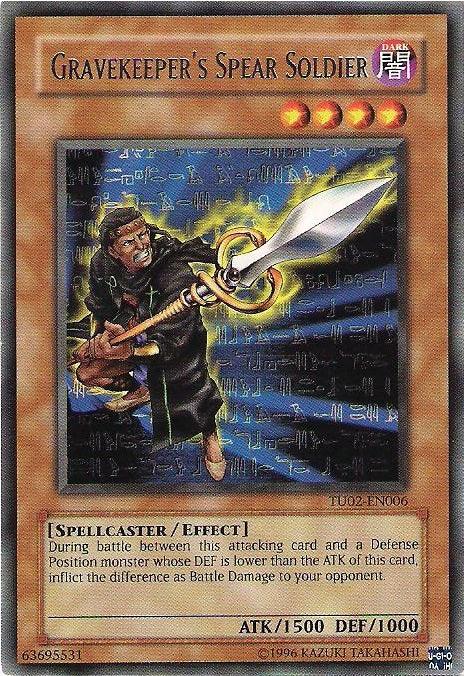 Gravekeeper's Spear Soldier [TU02-EN006] Rare - Doe's Cards