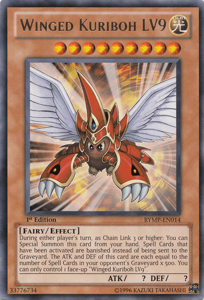 Winged Kuriboh LV9 [RYMP-EN014] Rare - Doe's Cards