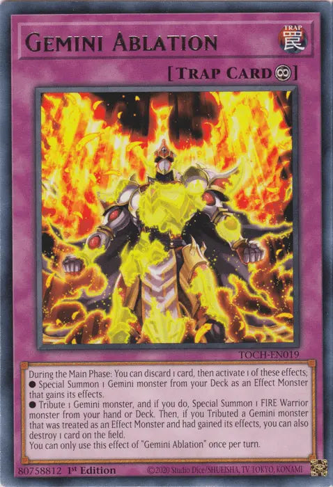 Gemini Ablation [TOCH-EN019] Rare - Doe's Cards