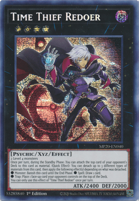 Time Thief Redoer [MP20-EN040] Prismatic Secret Rare - Doe's Cards