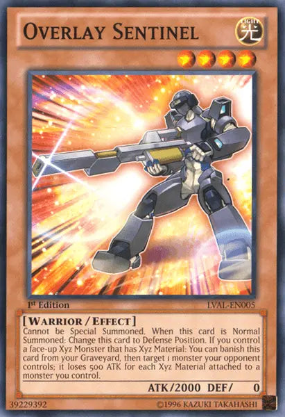 Overlay Sentinel [LVAL-EN005] Common - Doe's Cards