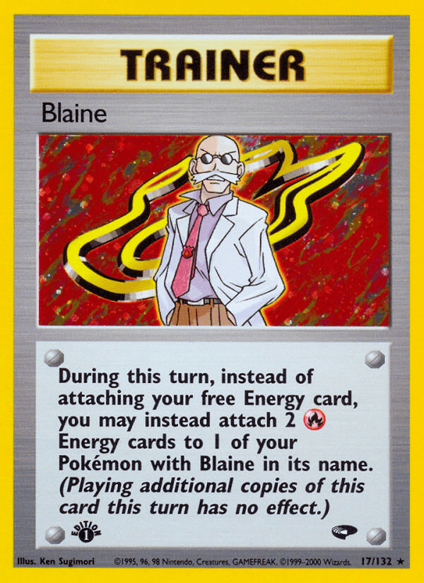 Blaine (17/132) [Gym Challenge 1st Edition] - Doe's Cards