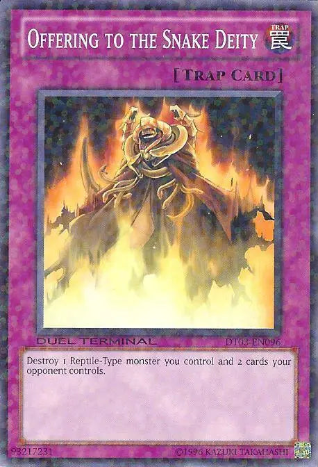 Offering to the Snake Deity [DT03-EN096] Common - Doe's Cards