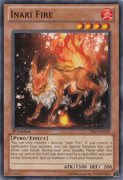 Inari Fire [CBLZ-EN038] Common - Doe's Cards