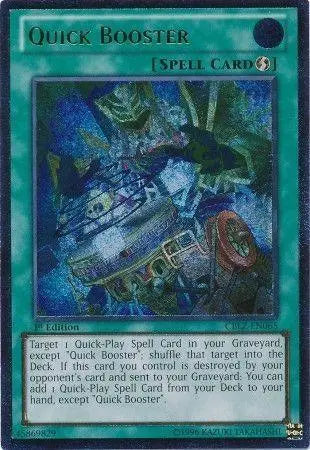 Quick Booster [CBLZ-EN065] Ultimate Rare - Doe's Cards