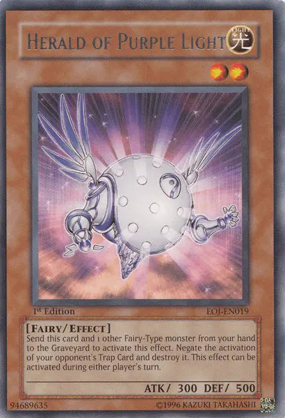 Herald of Purple Light [EOJ-EN019] Rare - Doe's Cards