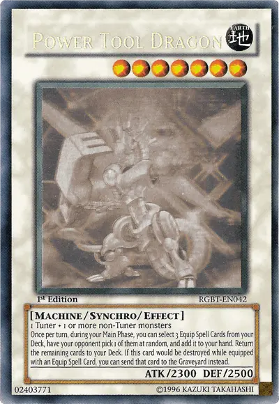 Power Tool Dragon [RGBT-EN042] Ultimate Rare - Doe's Cards