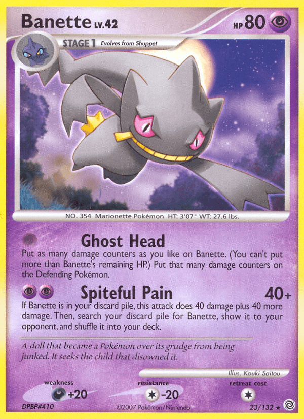 Banette (23/132) [Diamond & Pearl: Secret Wonders] - Doe's Cards