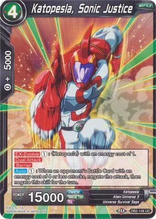 Katopesla, Sonic Justice (DB2-148) [Divine Multiverse] - Doe's Cards