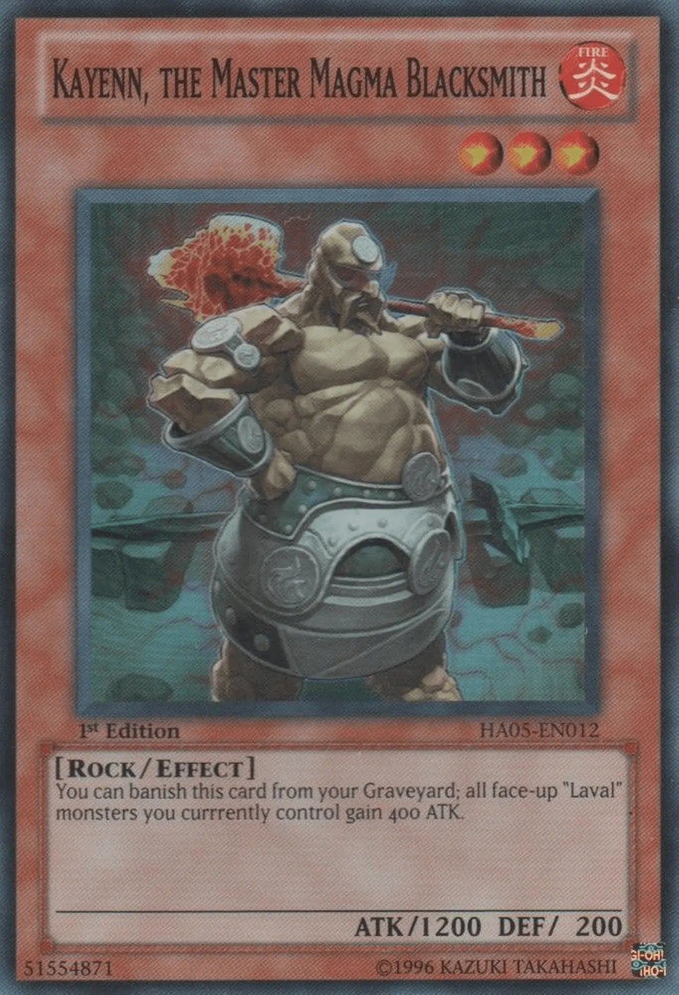 Kayenn, the Master Magma Blacksmith [HA05-EN012] Super Rare - Doe's Cards
