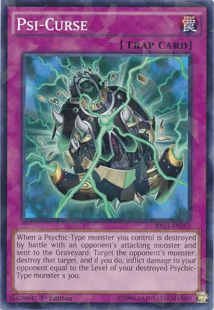 Psi-Curse [BP03-EN217] Shatterfoil Rare - Doe's Cards