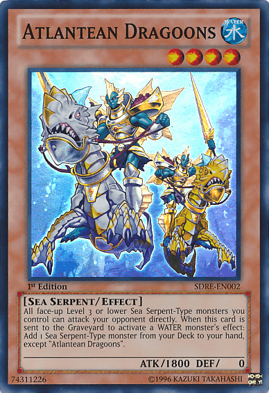 Atlantean Dragoons [SDRE-EN002] Super Rare - Doe's Cards