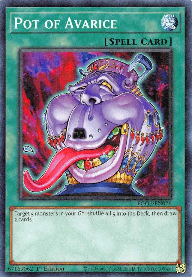 Pot of Avarice [EGO1-EN026] Common - Doe's Cards