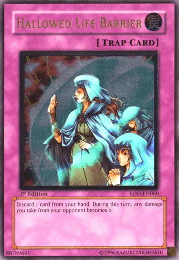 Hallowed Life Barrier [SOD-EN060] Ultimate Rare - Doe's Cards